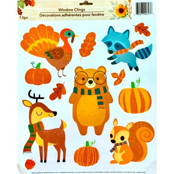 BO/GO$6 Fall Outdoors Window Clings 🦌 - Picture 1 of 1